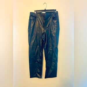 Abercrombie and Fitch vegan leather pants